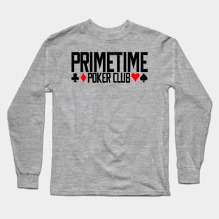 Primetime Poker Club Vintage Logo Long Sleeve T-Shirt